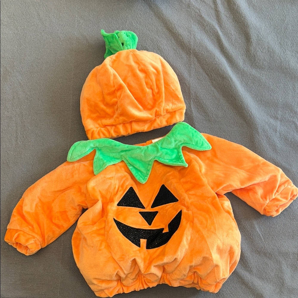 Target Orange and Green Pumpkin Costume for Kids